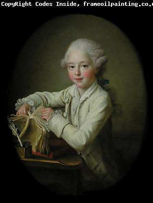 Francois-Hubert Drouais Portrait of marquis de Briges, aged 7